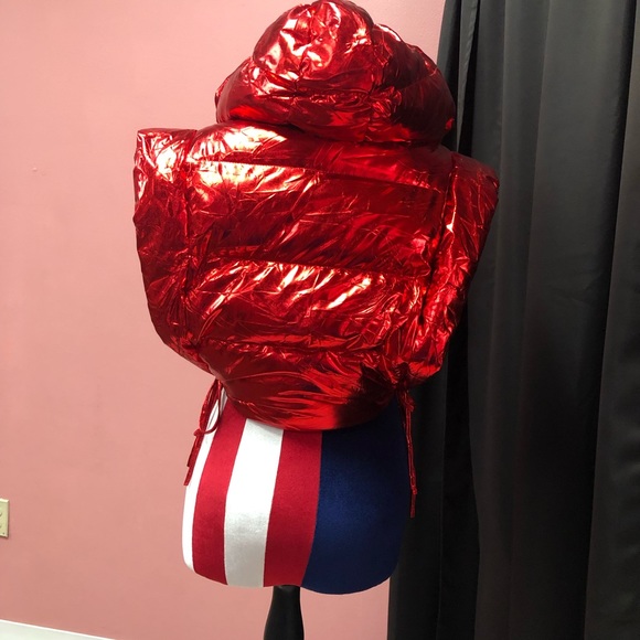 Outer Limits Metallic Half Jacket/Vest (Red) - Picture 4 of 4